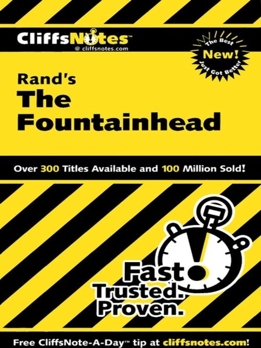 Title details for CliffsNotes on Rand's The Fountainhead by Andrew Bernstein - Available